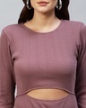 Shop Women's Purple Slim Fit Bodycon Dress