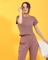 Shop Women's Purple Slim Fit Co-ordinates