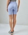 Shop Women's Purple Slim Fit Shorts-Full