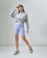 Shop Women's Purple Slim Fit Shorts
