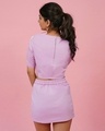 Shop Women's Purple Slim Fit Skirt-Design