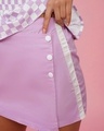Shop Women's Purple Slim Fit Skirt