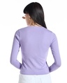 Shop Women's Purple Slim Fit Top-Design