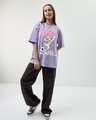 Shop Women's Purple Smashed It Graphic Printed Oversized T-shirt