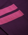 Shop Women's Purple Solid Oversized T-shirt-Full