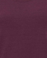 Shop Women's Purple Solid Round Neck T-shirt-Full