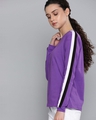 Shop Women's Purple Solid T-Shirt-Design