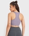 Shop Women's Purple Sports Bra-Design