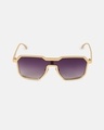 Shop Women's Purple Square Polarised Lens Sunglasses-Design