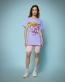 Shop Women's Purple Sunny Moooood Graphic Printed Boyfriend T-shirt-Design