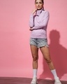 Shop Women's Purple Turtleneck Sweatshirt