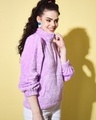 Shop Women's Purple Fur Sweatshirt-Design