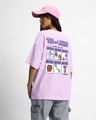 Shop Women's Purple T&J Graphic Printed Oversized T-shirt-Design
