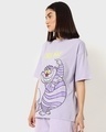 Shop Women's Purple This Way Oversized T-shirt-Design