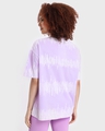 Shop Women's Purple Tie & Dye Oversized T-shirt-Design