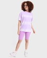 Shop Women's Purple Tie & Dye Oversized T-shirt