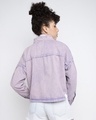 Shop Women's Purple Washed Jacket-Full