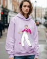 Shop Women's Purple Watermelon Sugar Graphic Printed Oversized Hoodies-Front