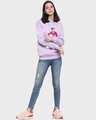 Shop Women's Purple Watermelon Sugar Graphic Printed Oversized Hoodies