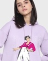 Shop Women's Purple Watermelon Sugar Graphic Printed Oversized Hoodies