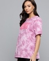 Shop Women's Purple & White Tie & Dye T-shirt-Design