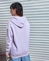 Shop Women's Purple Who Run The World Graphic Printed Oversized Hoodies-Full