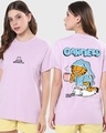 Shop Women's Purple Why Fall In Love Graphic Printed Boyfriend T-shirt-Front