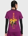 Shop Women's Purple Thunder Breathing Zenitsu Graphic Printed T-shirt-Design