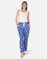 Shop Women's Blue All Over Printed Pyjamas-Full