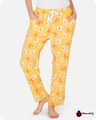 Shop Women's Pyjamas Eggs & Croissants Yellow-Front