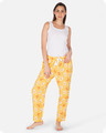 Shop Women's Pyjamas Eggs & Croissants Yellow-Design