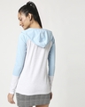 Shop Women's Raglan Melange Hoodie T-shirt-Full