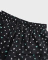 Shop Women's Black Rayon AOP Shorts