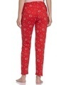 Shop Women's Red All Over Cat Printed Cotton Pyjamas-Design