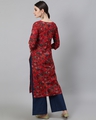 Shop Women's Red All Over Floral Printed Kurta-Design