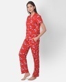 Shop Women's Red All Over Floral Printed Nightsuit-Full