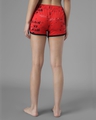 Shop Women's Red All Over Now or Never Printed Lounge Shorts-Design