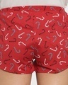 Shop Women's Maroon All Over Printed Boxer Shorts