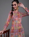 Shop Women's Red All Over Printed Kurta
