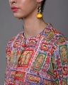 Shop Women's Red All Over Printed Kurta