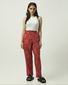 Shop Women's Red All Over Printed Pyjamas-Full