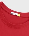 Shop Women's Red Anti Stupid Graphic Printed Boyfriend T-shirt
