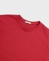 Shop Women's Red Antisocial Minion Graphic Printed Boyfriend T-shirt