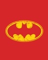 Shop Women's Red Batman Classic Logo (BML) Printed Slim Fit T-shirt-Full