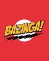 Shop Women's Red Bazinga Sheldon Plus Size Boyfriend T-shirt-Full