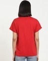 Shop Women's Red Believe Typography Boyfriend T-shirt-Design