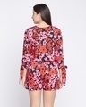 Shop Women's Red & Black All Over Floral Printed Nightsuit-Design