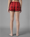 Shop Women's Red & Black Checked Lounge Shorts-Design