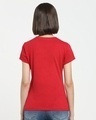 Shop Women's Red Busy Doing Nothing Graphic Printed Slim Fit T-shirt-Design