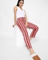 Shop Women's Red Checked Pyjamas